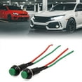 thumbnail image 2 of Unique Bargains 2Pcs Round Wired Horn Momentary Push Button Switch DC 12-24V for Car Motorcycle, 2 of 4