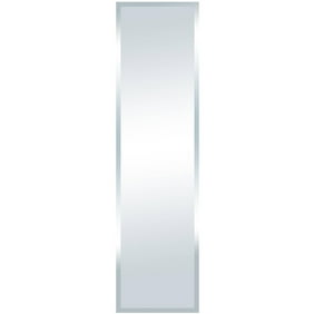 Home Basics Over The Door Mirror Black Walmart Com