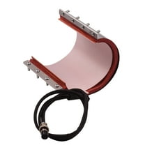 Aibecy Mug Cup Press Heating Transfer Attachment Silica Gel 11oz(12*23.5cm) 110V for Heat Press Machine Transfer Sublimation