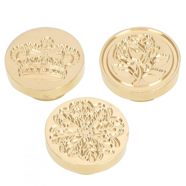 DOACT Wear-resistant Snow Flower Crown Pattern Wax Seal Kit