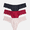 MERLOT / ANTIQUE TAUPE / BLACK SOOT DOT, variant on Joyspun Women's Microfiber and Lace Thong Panties, 3-Pack, Sizes XS-3XL