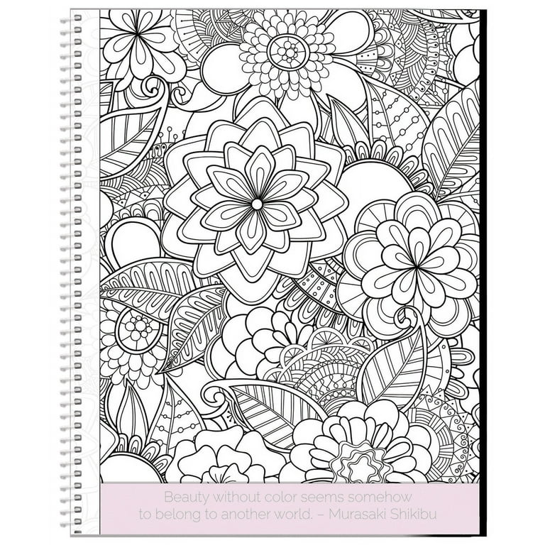 Flower Adult Coloring Books for Women with Inspirational Quotes: Buy Flower Adult  Coloring Books for Women with Inspirational Quotes by Birds Pixel at Low  Price in India