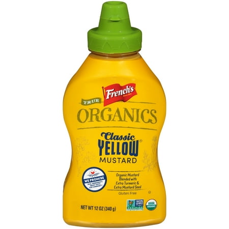 Mild Yellow Mustard - (3 Pack) French's True Organics Classic Yellow Mustard, 12 oz