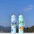 thumbnail image 4 of Botella de agua Capybara de 700 ml con pajita y asa, linda taza de viaje for niños y adultos, 4 of 6