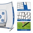 thumbnail image 4 of Exacme 7'x7' Baseball Softball Net with 6 Targets for Kids Adults, Pitching Hitting Training Net, Anchor Kits, Carry Bag, BG17, 4 of 6