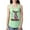 Mint, variant on Dean Russo In My Mind Dog Lover Ladies Racerback Tank Top, Tahiti Blue, Small