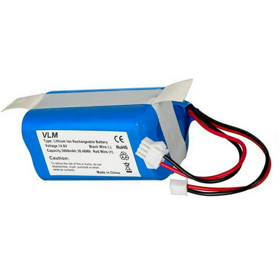 Replacement Battery Pack for Shark Ion Robot RVBAT850 RVBAT700 Battery 14.8V 2800mAh 45.8Wh