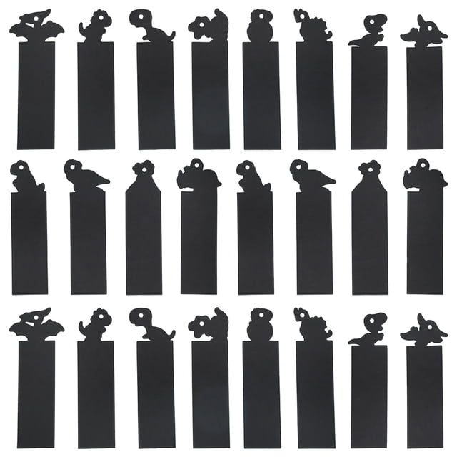 Ensemble d'Art de Papier à Gratter 24 Pcs Bricolage Animaux Signets Papiers à Dessin pour Enfants Jouets de Dessin pour Enfants