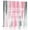 Pink, variant on Blue Gray Wall Art Painting on Canvas, Modern Simple Abstract White Ombre Texture Canvas Art Home Prints Wall Art Framed Modern Artwork for Living Room Bedroom Wall Decor 20x20in