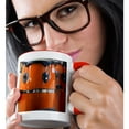 thumbnail image 2 of 3drose, Orange Conga Drums, 11oz Two-tone Red Mug, 2 of 6