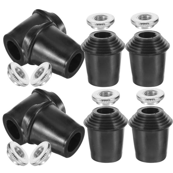 ifundom 8 Sets Drum Set Feet Sleeves Metal Bass Drum Claws Accessories for Drummers and Percussionists