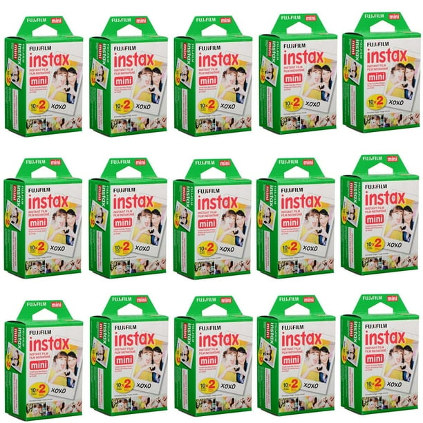 Paquete doble de película instantánea Fujifilm Instax Mini 15 (300 fotos)