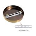 thumbnail image 2 of Kit de dosel de luz Uxcell de 120mm 4.7 pulgadas Placa de colgar de techo Bronce dorado 3 Pack, 2 of 5