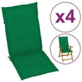 thumbnail image 1 of Charmma Garden Chair Cushions 4 pcs Green 47.2"x19.7"x1.2", 1 of 7