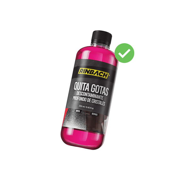 Quitas Gotas Descontaminante Profundo de Cristales RINBACH 250ml