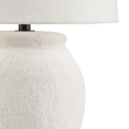 thumbnail image 4 of Bouclair Off White Table Lamp with Textured Ceramic Base, 4 of 5