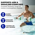 thumbnail image 4 of THERABAND Water Weights, Aquatic Dumbbells for Pool Fitness, Pair, Green Medium Resistance Level, for Pool Exercise and Water Aerobics for Adults, Foam Pool Weights for Therapy and Fitness Workouts, 4 of 9