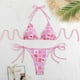 thumbnail image 1 of Traje de baño para mujer, moda, cómodo, estampado, bikini, traje de baño de color liso para mujer, conjuntos de bikinis, trajes de baño para mujer, 1 of 6