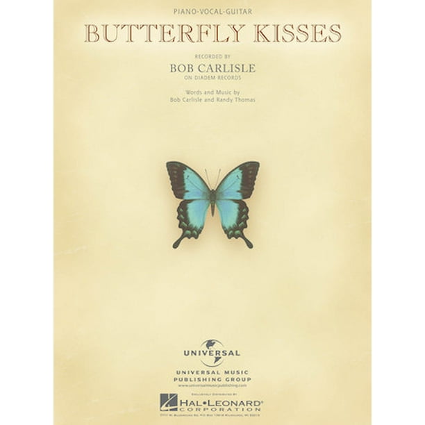 Bob Carlisle Butterfly Kisses Sheet Music