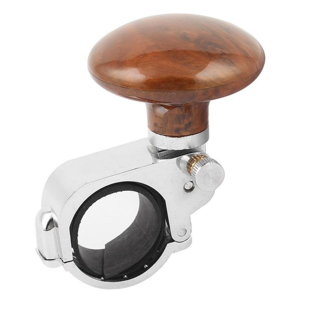 Metal Steering Wheel Spinner Knob Power Handle Brown for Automobile