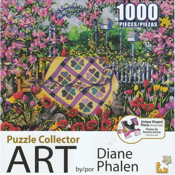 Puzzle Collector Art 1000 Piece Puzzle - Spring Time In The Garden