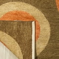 thumbnail image 4 of SAFAVIEH Santa Fe Carter Geometric Area Rug, Chocolate/Chocolate, 6' x 9', 4 of 8