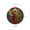 thumbnail image 5 of Angel with Christmas Tree Ornament, Holiday Gift, Festive Decor, Christmas Decor, Christmas Angel, Angel Ornament, Xmas Tree, Holiday Keepsake, Xmas Tree Hanging Decoration, Season, 5 of 5