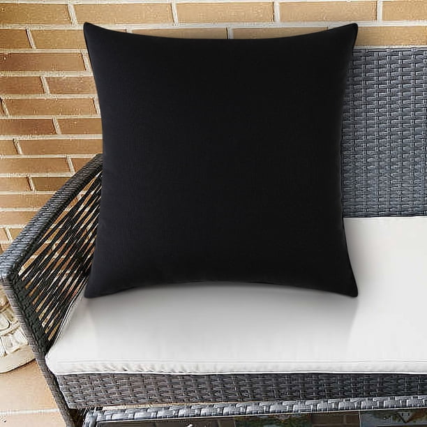 Funda impermeable para almohada de exterior: protector de cojín moderno y liso para respaldo de muebles de patio, jardín y piscina.