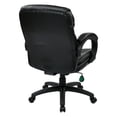 thumbnail image 4 of Pemberly Row Mid Back Eco Leather Executive Office Chair in Black, 4 of 8