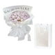 thumbnail image 5 of Ramo de flores DIY, ramo de flores artesanal con papel de regalo, set para hacer flores, rosas Violeta 21pcs, 5 of 7