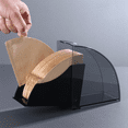 thumbnail image 2 of Hand Brewed Coffee Filter Paper Storage Box Fan-Shaped Filter Paper Box V02 Filter Paper Dustproof Storage Rack A, 2 of 6