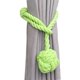 thumbnail image 1 of Paquete de 2 alzapaños de cortina, alzapaños de cuerda de algodón natural hechos a mano, alzapaños decorativos rurales para cortinas, cortinas, sala de estar, decoración de oficina Fokelyi HMHZ1096-1, 1 of 8