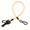 orange color, variant on Dog Car Seat Belt, Chew Proof Dog Seatbelt with Steel Cable Pet Safety Restraint, 360 ° Swivel Locking Carabiner, Universal Dog Seat Belt Tether for Cars Trucks SUVs, Black