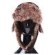 thumbnail image 2 of Qarigey Gorro de cazador para caminar de invierno impermeable con forro polar de piel sintética unisex para hombre Sombreros negro, 2 of 6