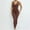 Coffee, variant on Sleeveless Yoga Jumpsuits for Women Tummy Control Workout Jumpsuits Athletic Romper Running Sportswear Elastic Tight Jumpsuits