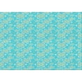 thumbnail image 1 of Ahgly Company Machine Washable Indoor Rectangle Transitional Jellyfish Green Area Rugs, 6' x 9', 1 of 7
