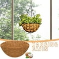 thumbnail image 2 of Hanging Pots for Plants, Hanging Baskets for Plants, Hanging Basket Coconuts Fiber Planter Inserts Replacement Liner for Flower Pot, Hanging Flower Pots, Hanging Flower Pots, 2 of 6