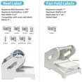 thumbnail image 4 of Thermal Label Holder for Rolls and Fanfold Label Holder For Dymo Zebra Rollo Beeprt Printer Labels Holder, 4 of 9