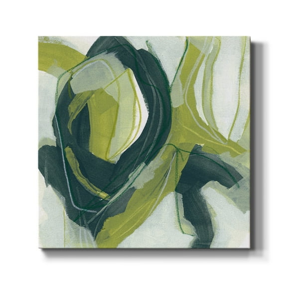 Wexford Home Verdigris Motion IV-Premium Gallery Wrapped Canvas, 10" x 10" - Ready to Hang