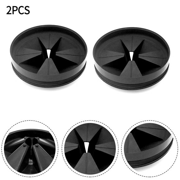 MYG for InSinkErator Garbage Disposal Splash Guard Replacement, 3 1/8\" Diameter Sink Baffle, Premium EPDM Rubber, Oil Resistant, Noise Reducing, Easy Install, 2 Pack