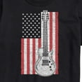 thumbnail image 3 of Instant Message - USA Flag Guitar  - Men's Short Sleeve Graphic T-Shirt, 3 of 6