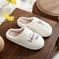 thumbnail image 2 of Ruyang Women's Slip on Fuzzy House Slippers Memory Foam Slippers Scuff Outdoor Indoor Warm Plush Bedroom Shoes, Fuzzy Mens Slippers, 2 of 9