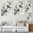 thumbnail image 4 of Designart Multicolor Birds On Plum Blossoms Tree IX Canvas Wall Art, 4 of 5