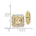 thumbnail image 3 of Finest Gold 14K Fancy Diamond Jackets Earring, 3 of 3