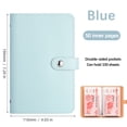 thumbnail image 4 of Home Decor, A6 Commemorative Banknote Storage Book Cash Saving Book Coin Clipper Money Album Large Capacity Accounting Book, Mom Gifts, 4 of 5