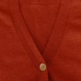 thumbnail image 5 of Women's Sleeveless Knit Vest Top V-Neck Button Down Casual Loose Cardigan Style Tank Top for Spring Summer Fall Red XL, 5 of 8