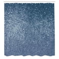 thumbnail image 2 of Ambesonne Geometric Shower Curtain, Dot Tiles Shape Print, 69"Wx70"L, Dark Turquoise, 2 of 4