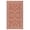 Red clay orange / white, variant on Waterproof Reversible Outdoor Patio Rug Collapsible Plastic Straw Mat for RV, Camping, Porch, Balcony, Backyard