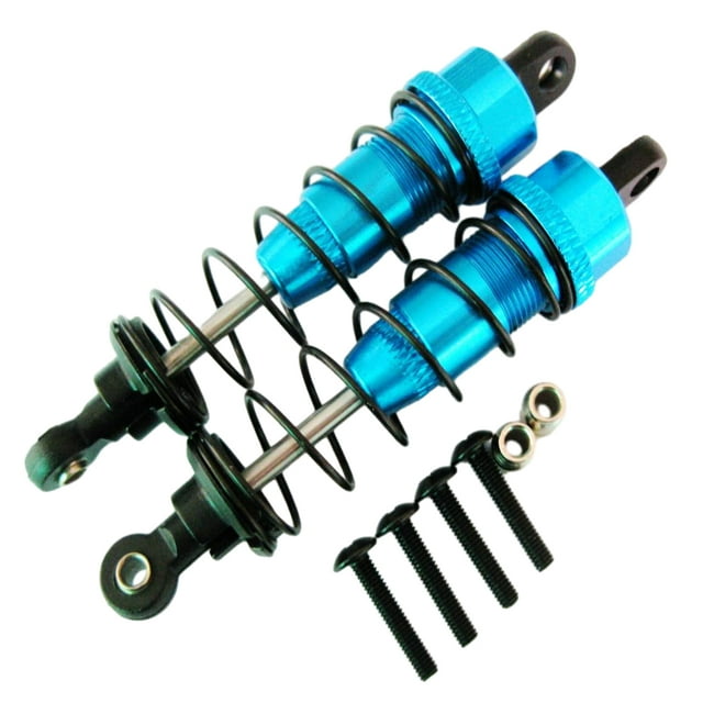 RCGOFOLLOW Front Shock Absorber RC Car Part Threaded Rc Front Shock Absorber For 1/10 WLtoys K949 10428 Crawler Blue