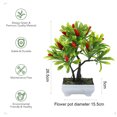 thumbnail image 2 of Plantas en macetas con frutas artificiales, plantas verdes artificiales, adornos familiares creativos, plantas en macetas, 2 of 5